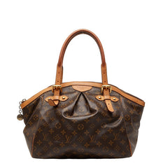 ルイ ヴィトン モノグラム ティヴォリGM ハンドバッグ M40144 ブラウン PVC レザー レディース LOUIS VUITTON 【中古】