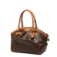 ルイ ヴィトン モノグラム ティヴォリGM ハンドバッグ M40144 ブラウン PVC レザー レディース LOUIS VUITTON 【中古】