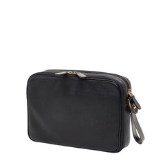 ダンヒル セカンドバッグ クラッチバッグ ブラック レザー メンズ Dunhill 【中古】