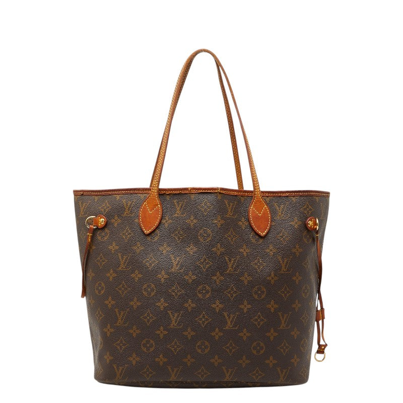 ルイ ヴィトン モノグラム ネヴァーフルMM ショルダーバッグ トートバッグ M40156 ブラウン PVC レザー レディース LOUIS VUITTON 【中古】