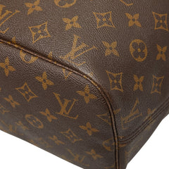ルイ ヴィトン モノグラム ネヴァーフルMM ショルダーバッグ トートバッグ M40156 ブラウン PVC レザー レディース LOUIS VUITTON 【中古】