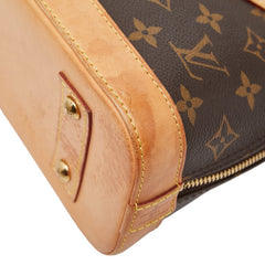 ルイ ヴィトン モノグラム アルマBB ハンドバッグ ショルダーバッグ 2WAY M53152 ブラウン PVC レザー レディース LOUIS VUITTON 【中古】