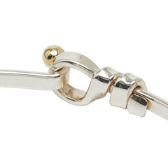 ティファニー ラブノット ブレスレット シルバー ゴールド SV925 シルバー K18YG イエローゴールド レディース TIFFANY&Co. 【中古】