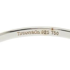 ティファニー ラブノット ブレスレット シルバー ゴールド SV925 シルバー K18YG イエローゴールド レディース TIFFANY&Co. 【中古】
