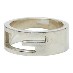 グッチ ブランデッドG リング 指輪 #15 SV925 シルバー レディース GUCCI 【中古】