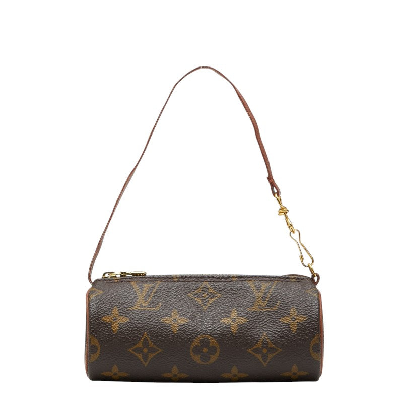 ルイ ヴィトン モノグラム パピヨン 付属品 ミニハンドバッグ ミニポーチ ブラウン PVC レザー レディース LOUIS VUITTON 【中古】