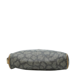 サンローラン クラッチバッグ セカンドバッグ ジラフ柄 ベージュ ブラウン PVC レザー レディース SAINT LAURENT 【中古】