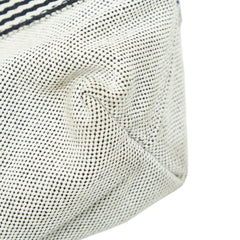 エルメス ニューフールトゥ トートバッグ グレー キャンバス レディース HERMES 【中古】