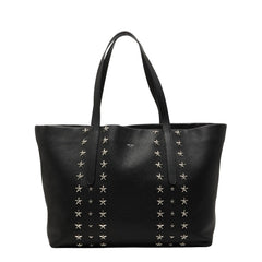 ジミーチュウ スタースタッズ ピムリコ トートバッグ ブラック レザー レディース JIMMY CHOO 【中古】