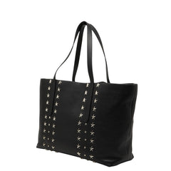 ジミーチュウ スタースタッズ ピムリコ トートバッグ ブラック レザー レディース JIMMY CHOO 【中古】