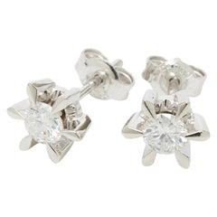 Pt900 プラチナ ダイヤ0.44ct スタッドピアス ピアス レディース 【中古】
