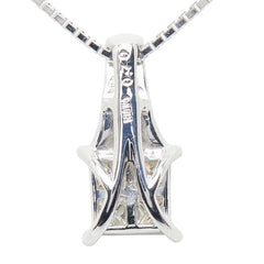 K18WG ホワイトゴールド ダイヤ0.70ct ネックレス レディース 【中古】