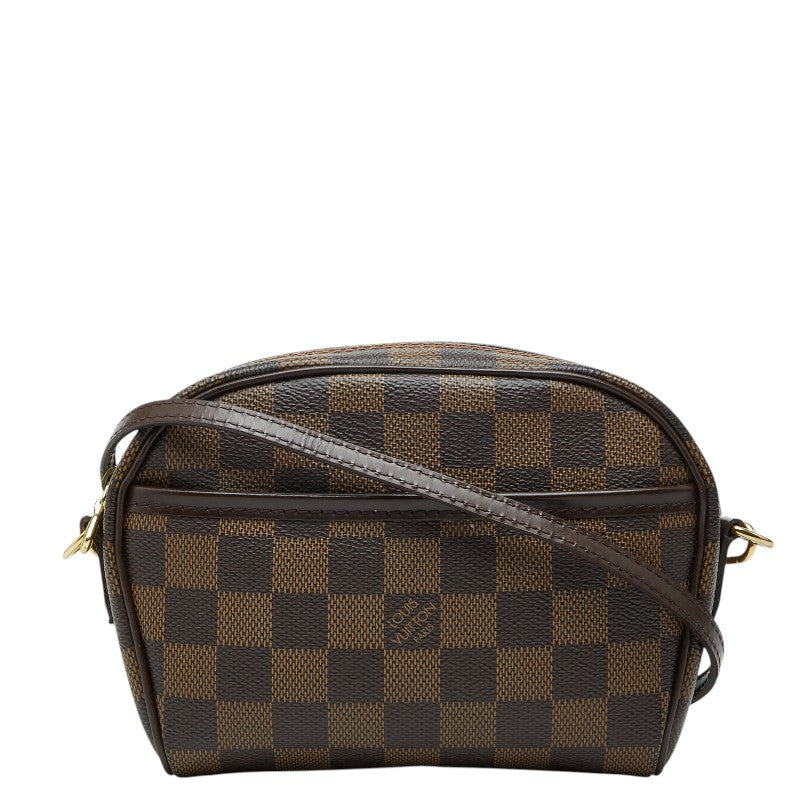 ルイ ヴィトン ダミエ ポシェット イパネマ　 斜め掛け ショルダーバッグ N51296 ブラウン PVC レザー レディース LOUIS VUITTON 【中古】