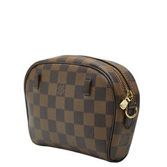 ルイ ヴィトン ダミエ ポシェット イパネマ　 斜め掛け ショルダーバッグ N51296 ブラウン PVC レザー レディース LOUIS VUITTON 【中古】