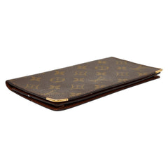 ルイ ヴィトン モノグラム 札入れ 長財布 ブラウン PVC メンズ LOUIS VUITTON 【中古】