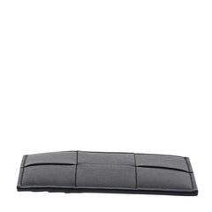 ボッテガヴェネタ マキシイントレチャート カセット カードケース パスケース ブラック レザー メンズ BOTTEGAVENETA 【中古】