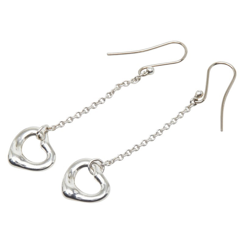 ティファニー オープンハート ピアス SV925 シルバー レディース TIFFANY&Co. 【中古】