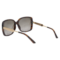 グッチ サングラス スクエア グラデーションレンズ GG3857/F/S ブラウン ゴールド プラスチック メタル レディース GUCCI 【中古】