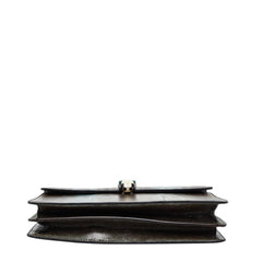 ブルガリ セルペンティ チェーン ショルダーバッグ ブラウン グリーン PVC レザー レディース BVLGARI 【中古】