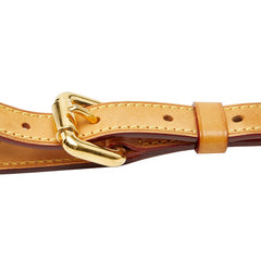 ルイ ヴィトン チェーンストラップ ショルダーストラップ ブラウン レザー レディース LOUIS VUITTON 【中古】