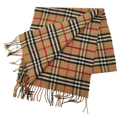 バーバリー ノバチェック マフラー ブラウン マルチカラー ウール レディース BURBERRY 【中古】