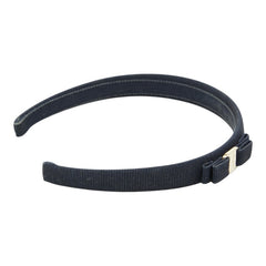 サルヴァトーレフェラガモ ヴァラリボン カチューシャ ヘアアクセサリー ネイビー コットン メッキ レディース Salvatore Ferragamo 【中古】