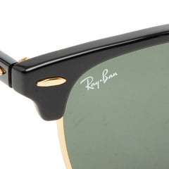 レイバン クラブマスター サングラス RB3016 ブラック プラスチック メンズ Ray-Ban 【中古】