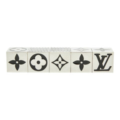 ルイ ヴィトン キューブゲーム マグネット ダイス サイコロ 置物 M99454 シルバー メタル ユニセックス LOUIS VUITTON 【中古】