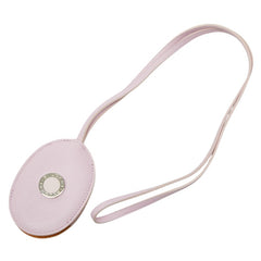 ブルガリ クロシェット キーリング キーネックホルダー ピンク レザー レディース BVLGARI 【中古】