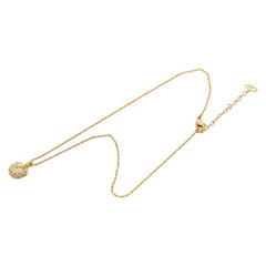ディオール フルーツ チェーン ペンダント ネックレス ゴールド メッキ ラインストーン レディース Dior 【中古】