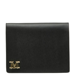 マックスマーラ ノベルティ カードケース ブラック レザー レディース MAX MARA 中古