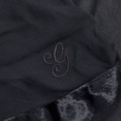 グッチ スカーフ ブラック シルク レディース GUCCI 【中古】