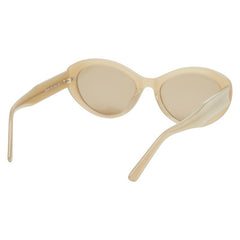 バレンシアガ ロゴ サングラス BB0446S グレージュ プラスチック レディース BALENCIAGA 【中古】