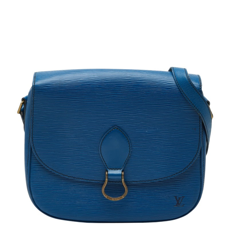 ルイ ヴィトン エピ サンクルー 斜め掛け ショルダーバッグ M52195 トレドブルー レザー レディース LOUIS VUITTON 【中古】