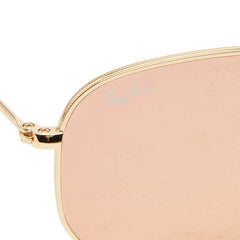 レイバン ヘキサゴナル フラットレンズ サングラス RB2548-N ゴールド メタル レディース Ray-Ban 【中古】