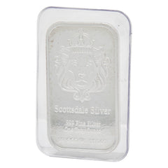 スコットデール シルバー One Troy Ounce .999 Fine Silver ライオンモチーフ 銀貨 SV1000 メンズ 【中古】
