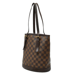 ルイ ヴィトン ダミエ マレ トートバッグ ショルダーバッグ バケツ N42240 ブラウン PVC レザー レディース LOUIS VUITTON 【中古】