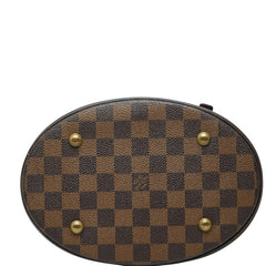 ルイ ヴィトン ダミエ マレ トートバッグ ショルダーバッグ バケツ N42240 ブラウン PVC レザー レディース LOUIS VUITTON 【中古】