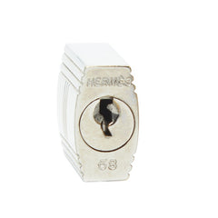 エルメス カデナ 南京錠 キー セット シルバー メタル レディース HERMES 【中古】