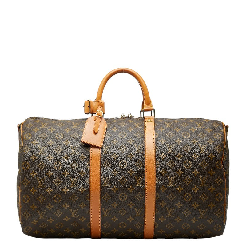 ルイ ヴィトン モノグラム キーポル バンドリエール 50 ボストンバッグ M41416 ブラウン PVC レザー レディース LOUIS VUITTON 【中古】
