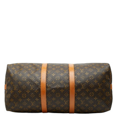 ルイ ヴィトン モノグラム キーポル バンドリエール 50 ボストンバッグ M41416 ブラウン PVC レザー レディース LOUIS VUITTON 【中古】