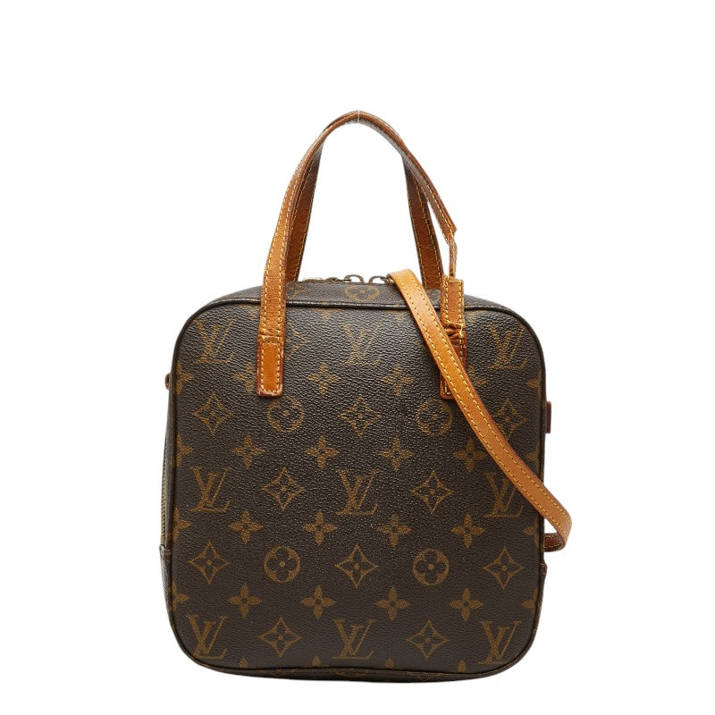ルイ ヴィトン モノグラム スポンティーニ ハンドバッグ ショルダーバッグ 2WAY M47500 ブラウン PVC レザー レディース LOUIS VUITTON 【中古】
