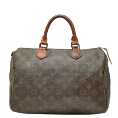 ルイ ヴィトン モノグラム スピーディ30 ヴィンテージ ハンドバッグ ミニボストンバッグ 旅行用バッグ M41526 ブラウン PVC レザー レディース LOUIS VUITTON 【中古】