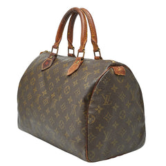 ルイ ヴィトン モノグラム スピーディ30 ヴィンテージ ハンドバッグ ミニボストンバッグ 旅行用バッグ M41526 ブラウン PVC レザー レディース LOUIS VUITTON 【中古】