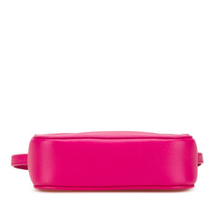 バレンシアガ エブリディ 斜め掛け ショルダーバッグ カメラバッグ ピンク レザー レディース BALENCIAGA 【中古】