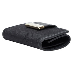 グッチ GGキャンバス キーケース 6連 212098 ブラック キャンバス レザー メンズ GUCCI 中古