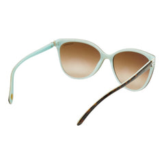 ティファニー キャットアイ グラデーション サングラス TF4089-B ブラウン ブルー プラスチック レディース TIFFANY&Co. 【中古】