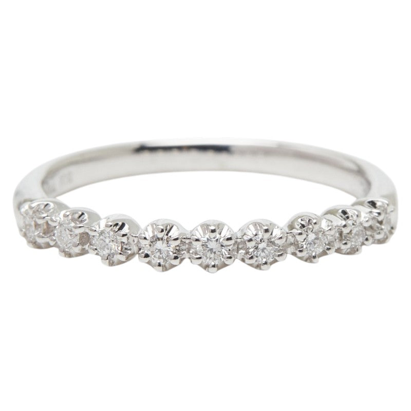 スタージュエリー K18WG ホワイトゴールド ダイヤ0.12ct リング 指輪 レディース STAR JEWELRY 9号 【中古】