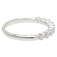 スタージュエリー K18WG ホワイトゴールド ダイヤ0.12ct リング 指輪 レディース STAR JEWELRY 9号 【中古】