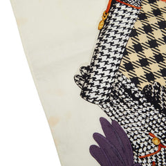 ディオール スカーフ ホワイト マルチカラー レディース Dior 【中古】